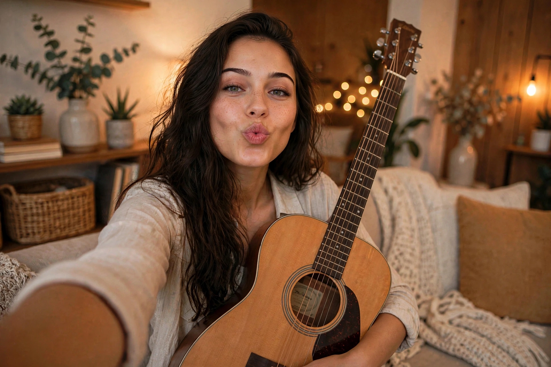 Solÿn et sa guitare